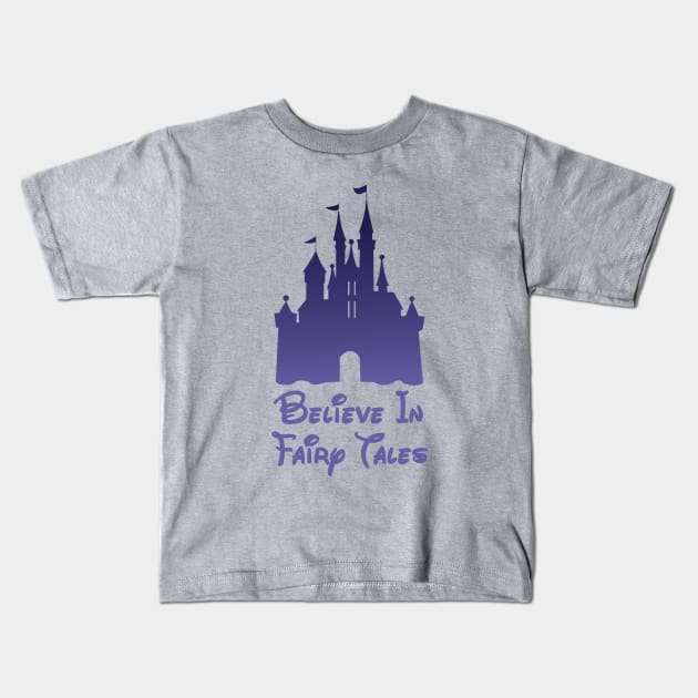 Believe In Fairy Tales Kids T-Shirt by MPopsMSocks